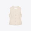 11Ug7FVgdL.jpg Summer Sets Women 2 Piece Outfits for Formal Interview Linen Sleeveless Vest Leisure Pants Outfits for Women Casual