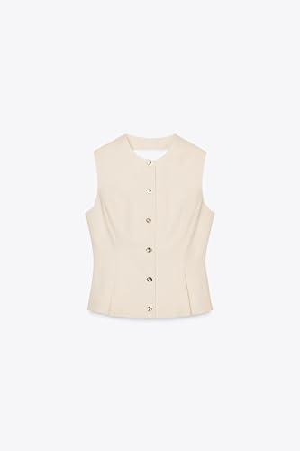 11Ug7FVgdL.jpg Summer Sets Women 2 Piece Outfits for Formal Interview Linen Sleeveless Vest Leisure Pants Outfits for Women Casual