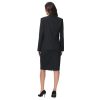 Women's Business Skirt Suit Set 2 Piece Office Outfits Notched Lapel Blazer and Pencil Skirt