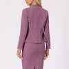 315b47xCdAL.jpg Women's Two Piece Skirt Sets Tweed Trim Blazer Knee Length Work Pencil Skirt Business Suits Office Outfits