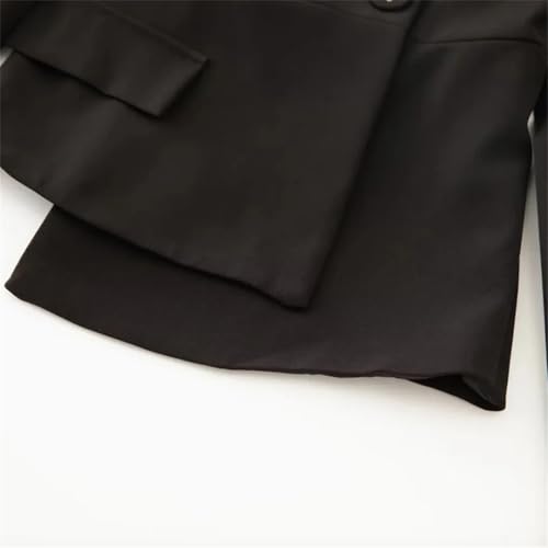 Women Black Skirts Suit Long Sleeve Sashes Blazer Mesh Long Skirts 2 Pieces Set