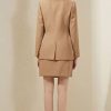 Suits for Women Business 2 Pieces Office Formal Wear Skirt Suits Set Patchwork Blazer&Skirt