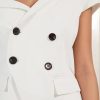 Womens Summer Outfits Business Casual 2 Piece Vest Pants Set Asymmetric Collar Vest Wide Leg Pants for Women