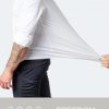 Stretch Mens Slim Fit Dress Shirts Formal Long Sleeve Button Down Shirts