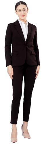 Women's Business Blazer Pant Suit Set for Work
