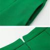 31V5jzLDnmL.jpg Women Spring Skirt Sets Solid Long Sleeve Lapel Collar Short Coat Big Swing A-Line Skirt 2 Piece Suits