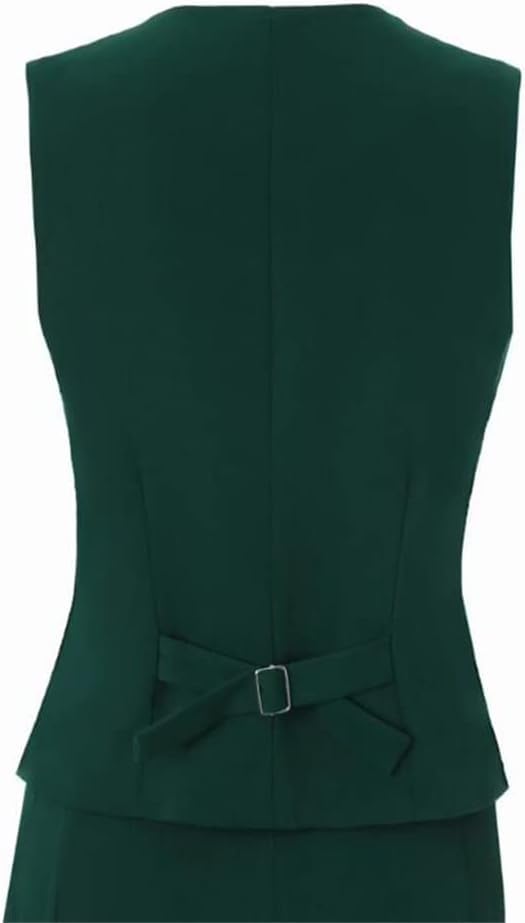 Womens Tuxedo 3 Piece Suit Sets for Women Blazer Pants Vest Set Womens Business Professional Outfits