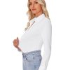 31ld2qtqz0L.jpg Button Down Shirts for Women Slim fit Long Sleeve Stretch Dress Shirts Work Shirt Wrinkle Free Office Blouses