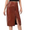 31sRW8zEncL.jpg Real Leather Skirts for Women - Trendy Casual Womens Leather Skirt Fashionable