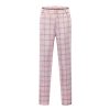 31vPpMKw2PL.jpg Womens 2 Piece Plaid Suits Set Business Office One Button Blazer Jacket Casual Long Sleeve Pant Suit Set