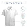 31wgxYC902L.jpg Mens Funny Hawaiian Shirts 3D Graphic Button Down Short Sleeve Tropical Holiday Beach Aloha Shirt