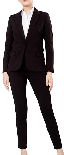 Women's Business Blazer Pant Suit Set for Work