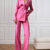 Suit for Women 2025 Formal Womens Suit 3 Piece Set Double Breasted Blazer Vest Pants Suits for Women Dressy