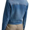 Women's Denim Fashionable Cropped Jeans Jacket
