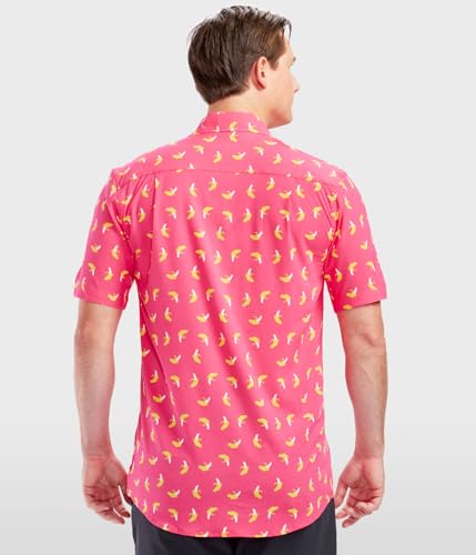 Hawaiian Shirts for Men - Casual Beach & Summer Party Shirts for Men - Stretch Fabric with Modern Fit