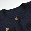 Women Spring Cardigans Pencil Skirts Suits Long Sleeve Sweater Jumpers Knitted 2 Piece Sets