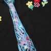41D-g0KNogL.jpg Men's Button Down Shirts Handcrafted Floral Short Sleeve Shirt Graffiti Necktie Casual Shirts Summer Beach Tops