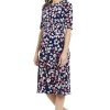 Women's Inset Waist Midi Short Sleeve