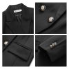 41I9JFtYUzL.jpg Women's 2 Piece Business Suit Double Breasted Blazer and Pants Work Suit Set
