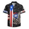 Men's Hawaiian Shirt Button Down Short Sleeve Casual Beachwear Novelty Print Shirt