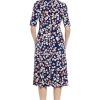 Women's Inset Waist Midi Short Sleeve