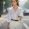 41b6QrYuutL.jpg Womens Dress Shirts Long Sleeve Button Down Shirt Work Wear