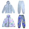 2 Pcs LED Light Up Jacket Men Women Rave Outfit Halloween Festival EDM Party Night Event Costume Neon Glow Clothing
