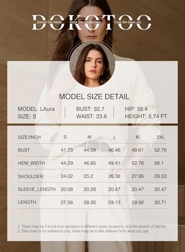 Womens Casual Button V Neck Long Sleeve Shirts Oversized Solid Blouses Tops
