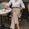 41m7iStaDTL.jpg Womens Dress Shirts Long Sleeve Button Down Shirt Work Wear