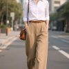 41pLDceyqVL.jpg Womens Dress Shirts Long Sleeve Button Down Shirt Work Wear