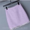 41rko50HHPL.jpg Women's High-End OL Skirt Set Elegant Wool Long-Sleeved Jacket Short Skirt Two-Piece Set