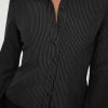 41s9SSYfAcL.jpg Women??s Button Down Shirts Striped Long Sleeve Collared Casual Work Blouses Tops 2025 Trendy Outfits