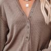 51-s6y7HTsL.jpg Women Casual Button Down Fall Blouses 2025 Long Sleeve Solid Business Work Tops Cute Relaxed Fit Shirts