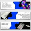 2 Pcs LED Light Up Jacket Men Women Rave Outfit Halloween Festival EDM Party Night Event Costume Neon Glow Clothing