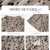 Womens Tops Summer Boho Floral Short Sleeve Button Down Shirts Crewneck Loose Vacation Dressy Casual Work Blouses