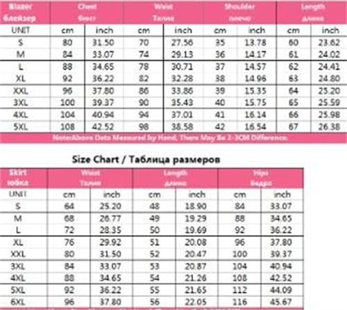 517FJtteFKL.jpg Women Long Sleeve Formal Blazers Skirt Business Set Professional Office Work Wear Two Piece Career Suit