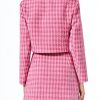 Womens Cropped Tweed Blazer Sets 2 Piece Outfits and Mini Skirt Sets Business Casual Suits