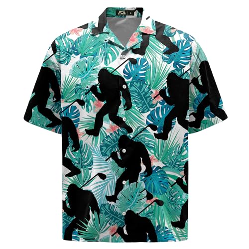 Hawaiian Shirt for Men Aloha Vintage Mens Hawaiian Shirts Short Sleeve Button Down Shirt Men