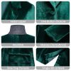 51PjWs997TL.jpg Women's 2 Piece Velvet Suit Notch Lapel One Button Slim Fit Business Party Wedding Tuxedo Blazer Pants Set