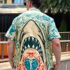 51SoQYbQjdL.jpg Men's Hawaiian Shirt Button Down Funny Printed Casual Short Sleeve Summer Beach Shirts