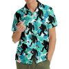 Hawaiian Shirt for Men Aloha Vintage Mens Hawaiian Shirts Short Sleeve Button Down Shirt Men