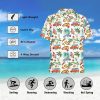 51bo5IEqCL.jpg Christmas Hawaiian Shirt for Men Cruise Shirts Short Sleeve Button Down Palm Beach Summer Tropical Vacation Shirts