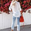Button Down Shirt for Women Beach Cover Up Long Sleeve Blouses