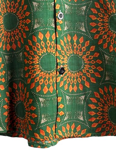 51jA6UG352L.jpg Mens Casual Hawaiian Floral Shirts Short Sleeve Button Down Tropical Shirts Beach Summer Shirts