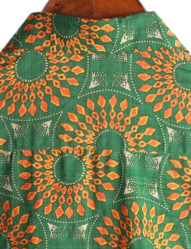 51mK0Qz1O9L.jpg Mens Casual Hawaiian Floral Shirts Short Sleeve Button Down Tropical Shirts Beach Summer Shirts