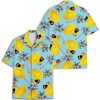 Funny Festival Pattern Hawaiian Shirt for Men Coloful Mens Hawaiian Shirts Short Sleeve Button Down Shirt Men