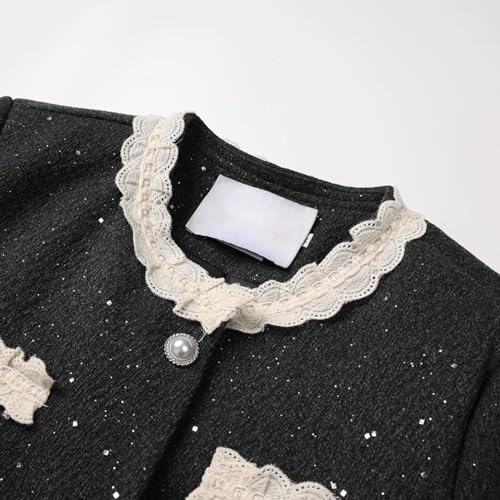 Set Female Winter Short Jacket Pleated Skirt Two-Piece Set