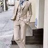 Autumn Women Suits 3 Piece Slim Fit Suits Set for Business Office Lady Blazer Jacket Vest Pants