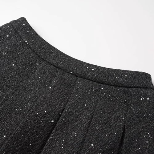 Set Female Winter Short Jacket Pleated Skirt Two-Piece Set