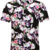 617dm-MEJYL.jpg Hawaiian Shirt for Men, Unisex Summer Beach Casual Short Sleeve Button Down Shirts, Printed Palmshadow Clothing